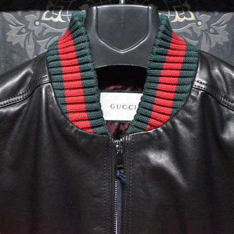 gucci leather jacket fake|gucci jacket legit check.